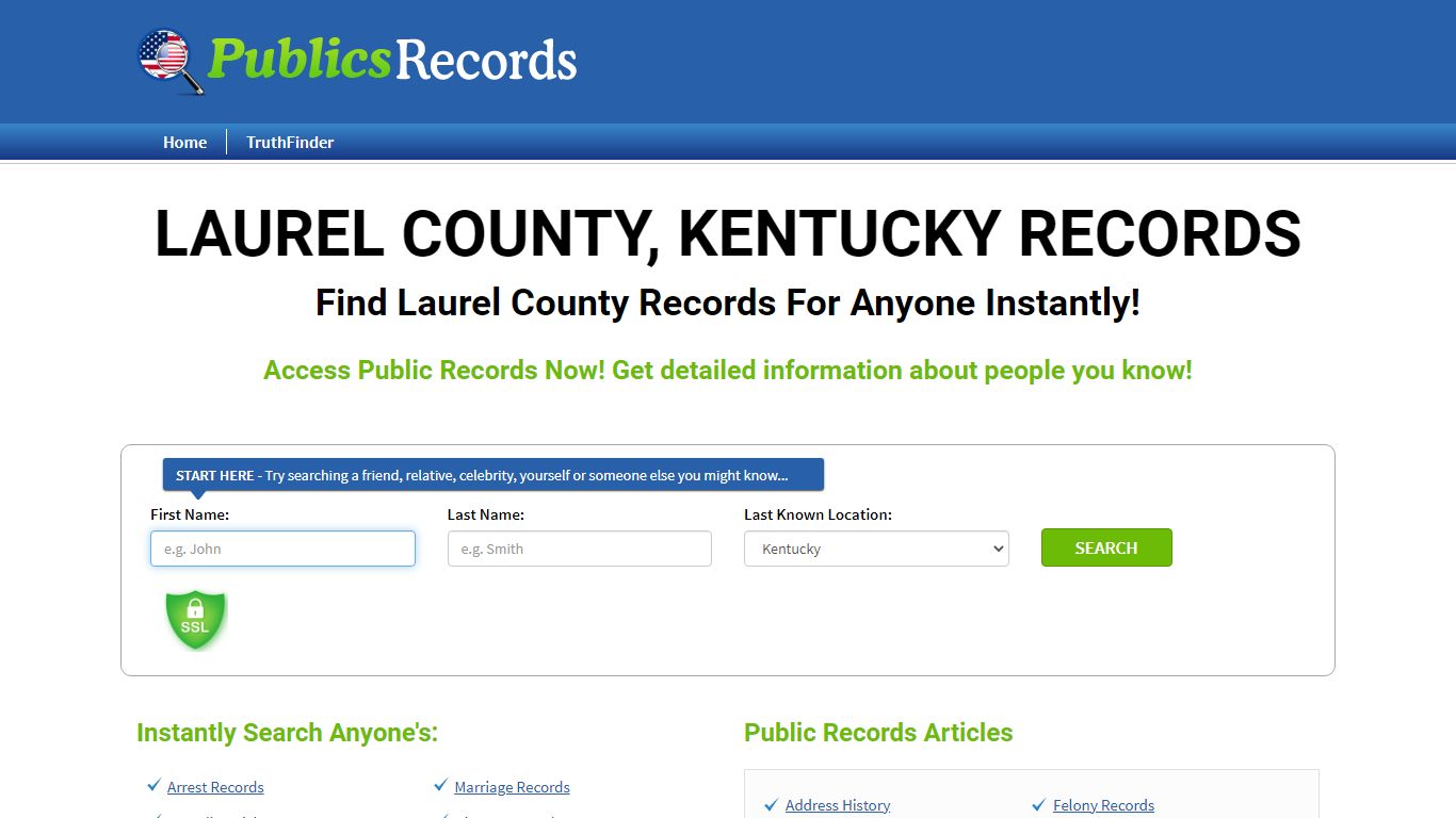 Find Laurel County, Kentucky Records!